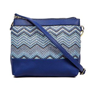 Women's Leather cross body bag with Ethnics design